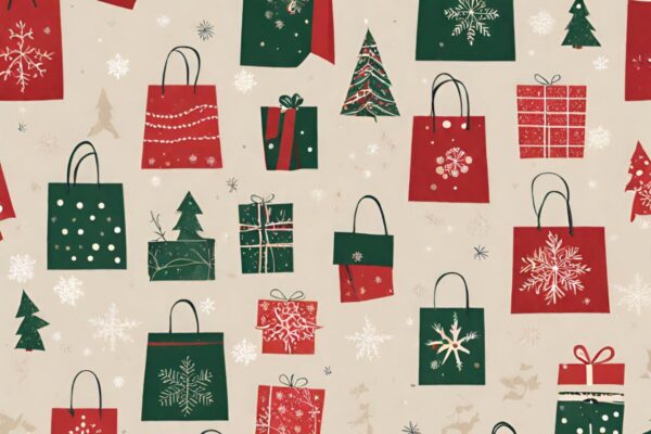 Christmas shopping, Black Friday, AI Generated image, Hurtigruten