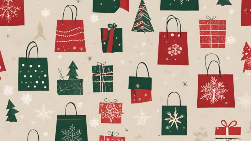 Christmas shopping, Black Friday, AI Generated image, Hurtigruten