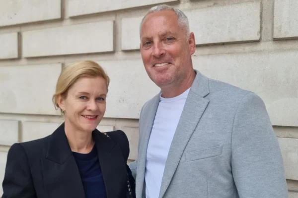 Ponant Belinda Hindmarsh and Anthony Daniels